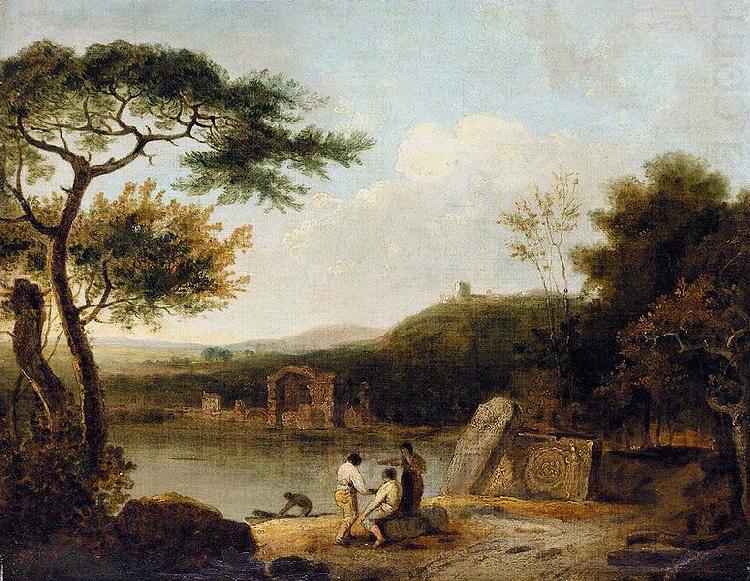 Lake Avernus I, by Richard Wilson,, Richard Wilson